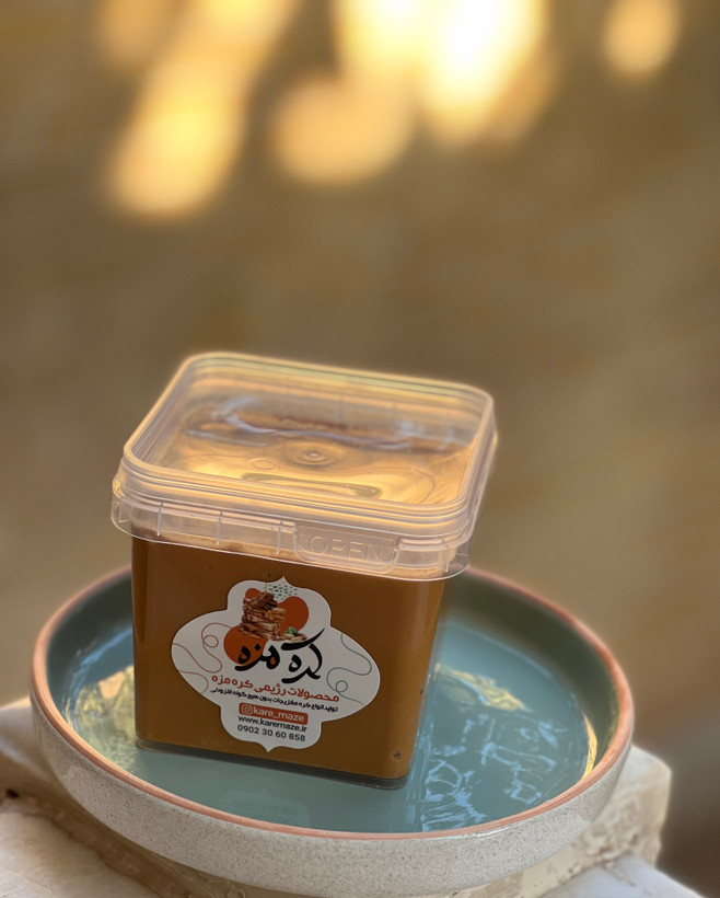 حلوا ارده با شیره خرما خالص طبیعی ۵۰۰ گرمی