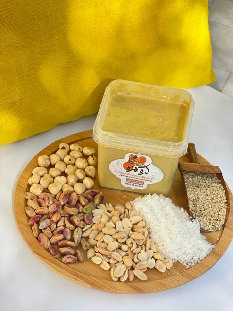 میکس فول انرژی خالص طبیعی (فندق، پسته، نارگیل، کنجد و بادام زمینی) ۵۰۰ گرمی